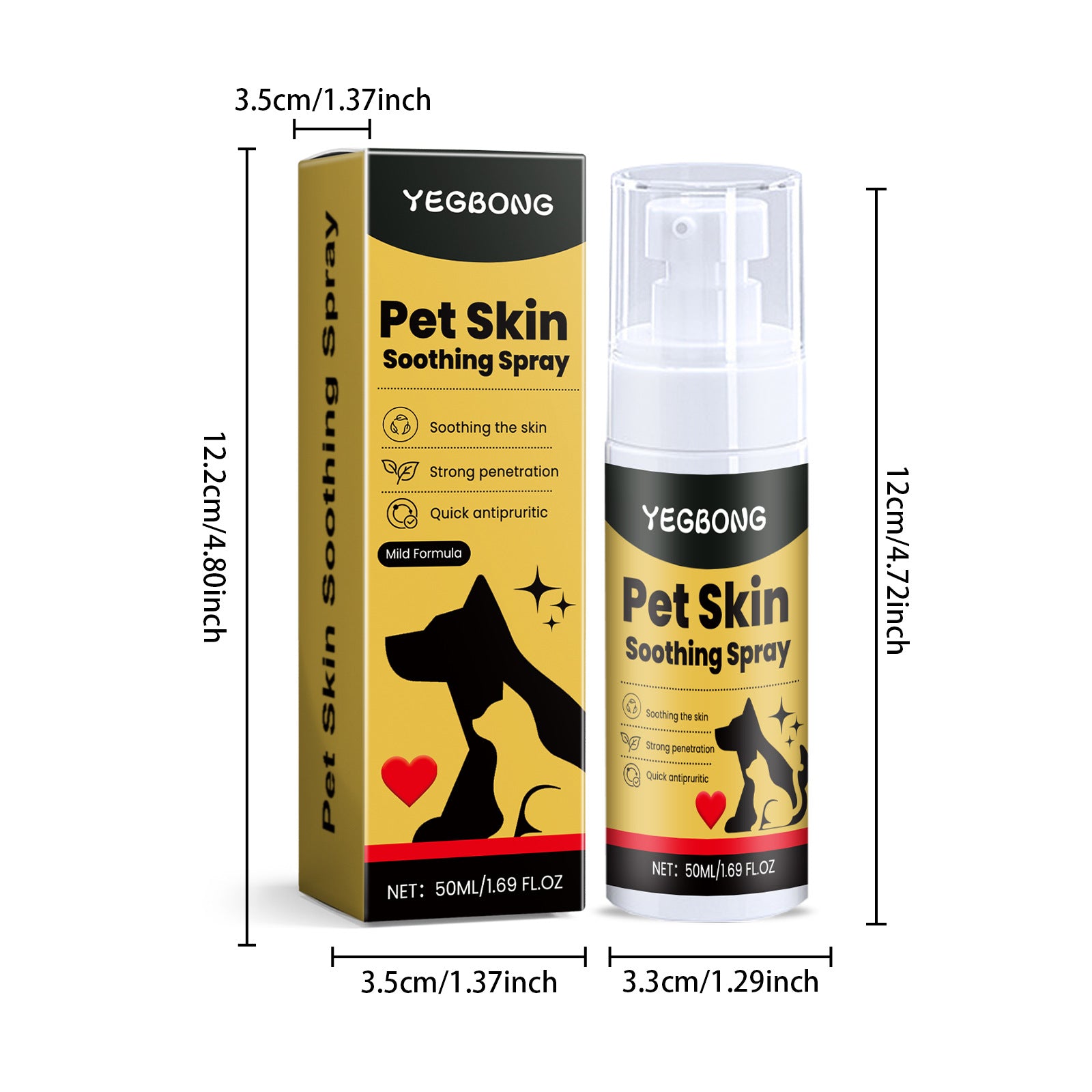 Pet Skin Relief Spray
