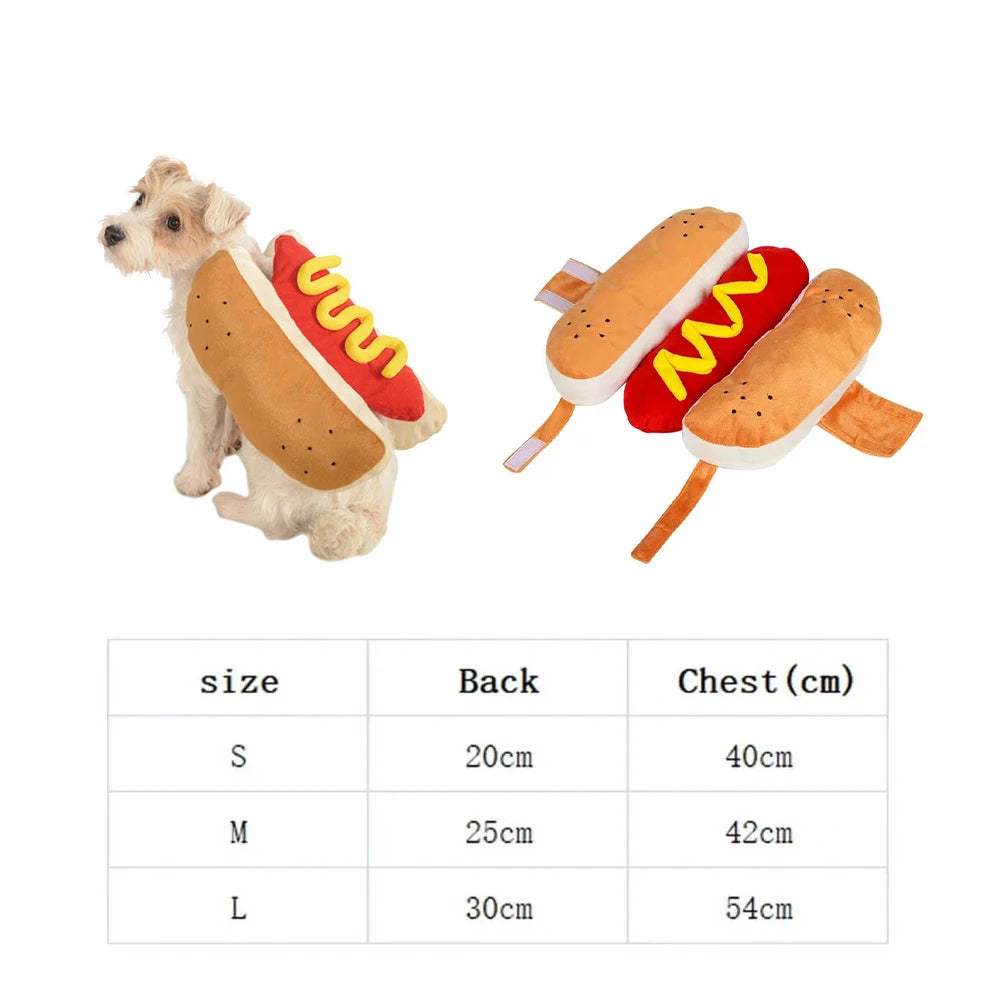 Hot Dog Halloween Dog Costume