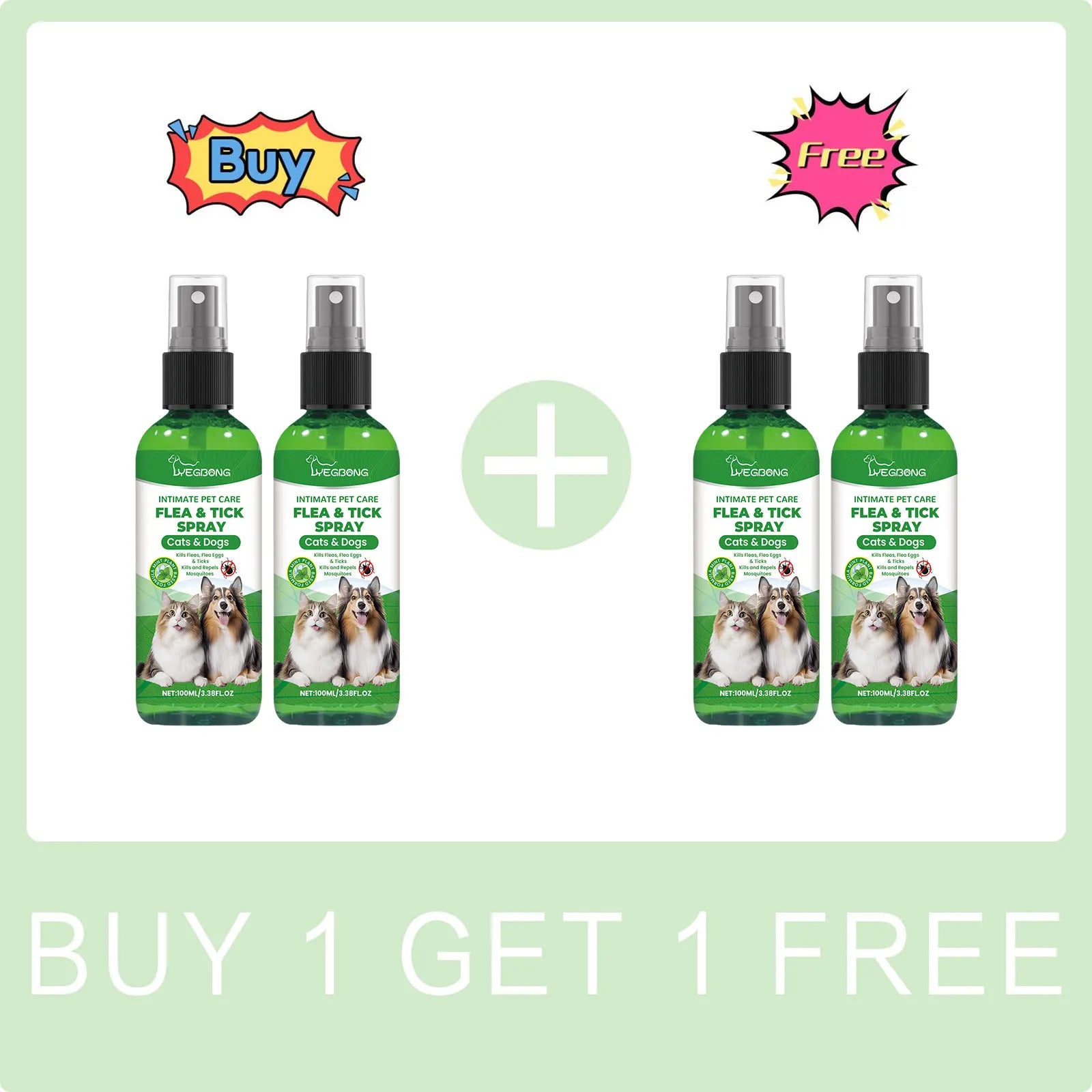 Mite & Flea Removal Pet Spray