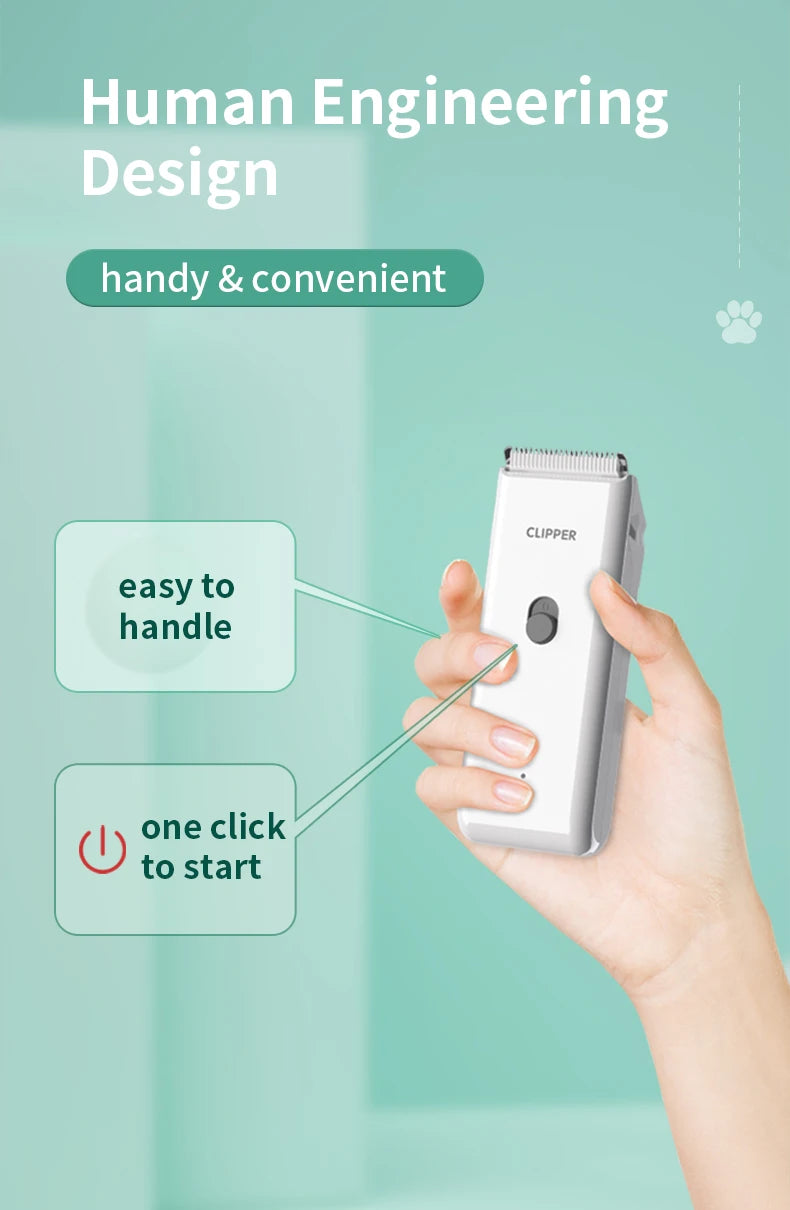 Mute Waterproof Pet Hair Clippers