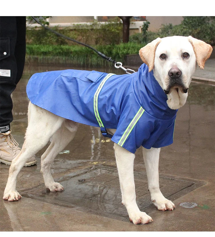 Large Dog Waterproof Raincoat