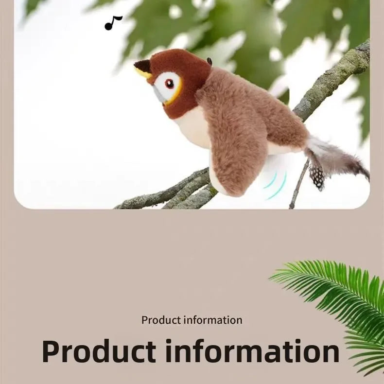 Interactive Catnip Electric Bird Toy