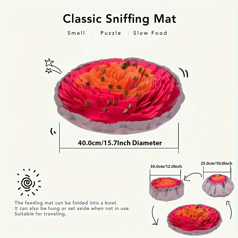 Foldable Felt Dog Sniffing Mat