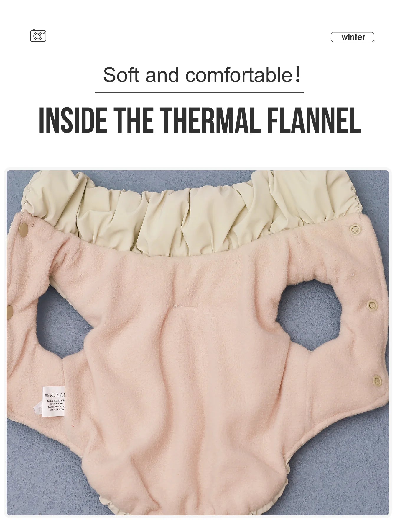 3-Layer Warm Dog Jacket