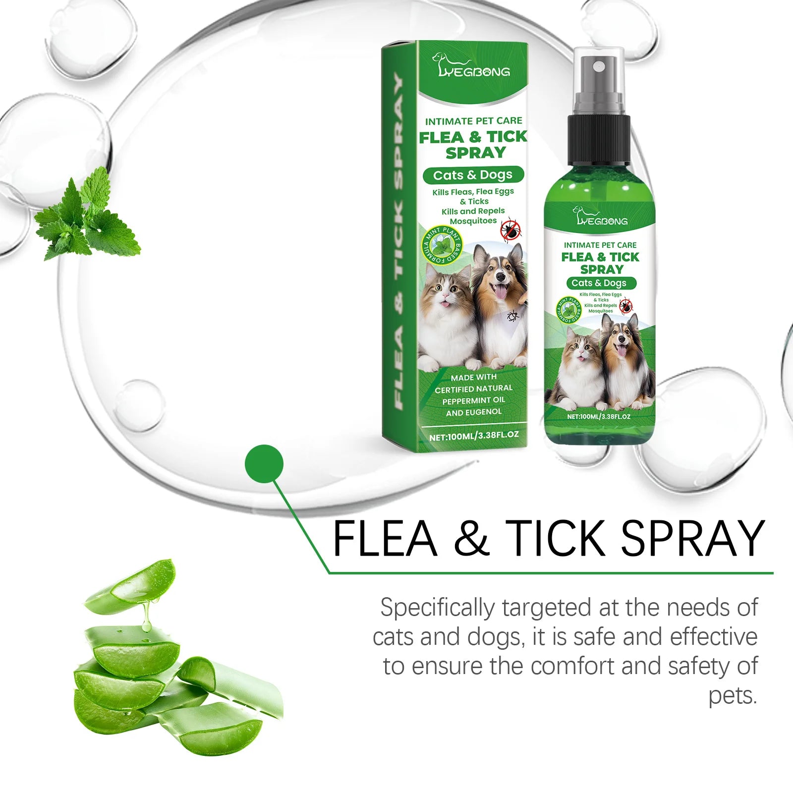 Mite & Flea Removal Pet Spray