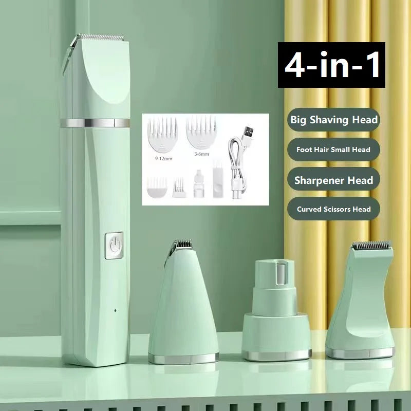 4-in-1 Electric Pet Grooming Kit