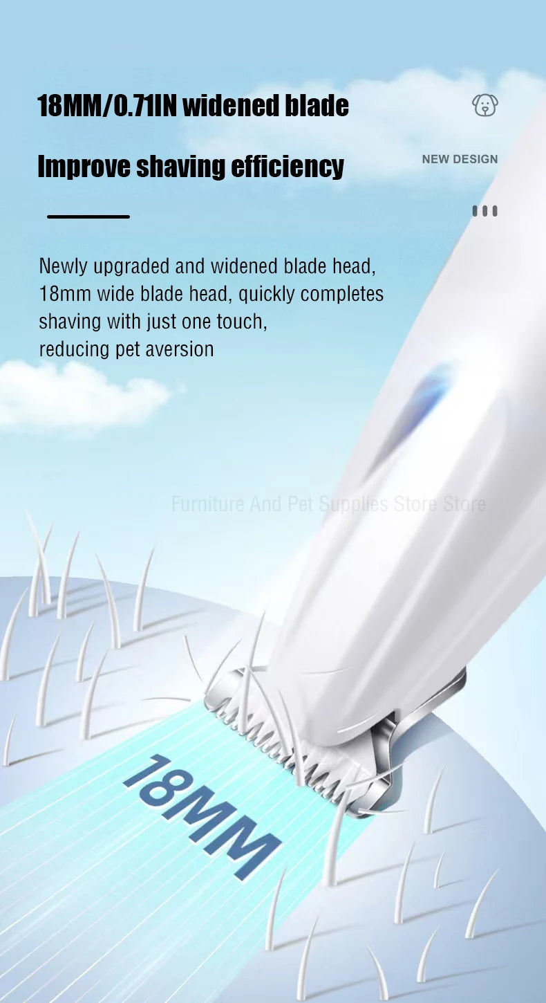 LED Dog Paw Hair Trimmer