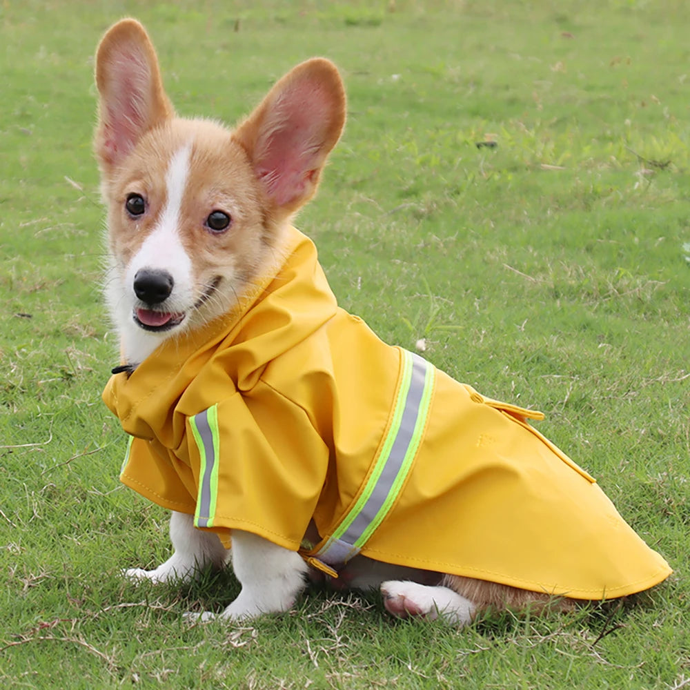 Large Dog Waterproof Raincoat