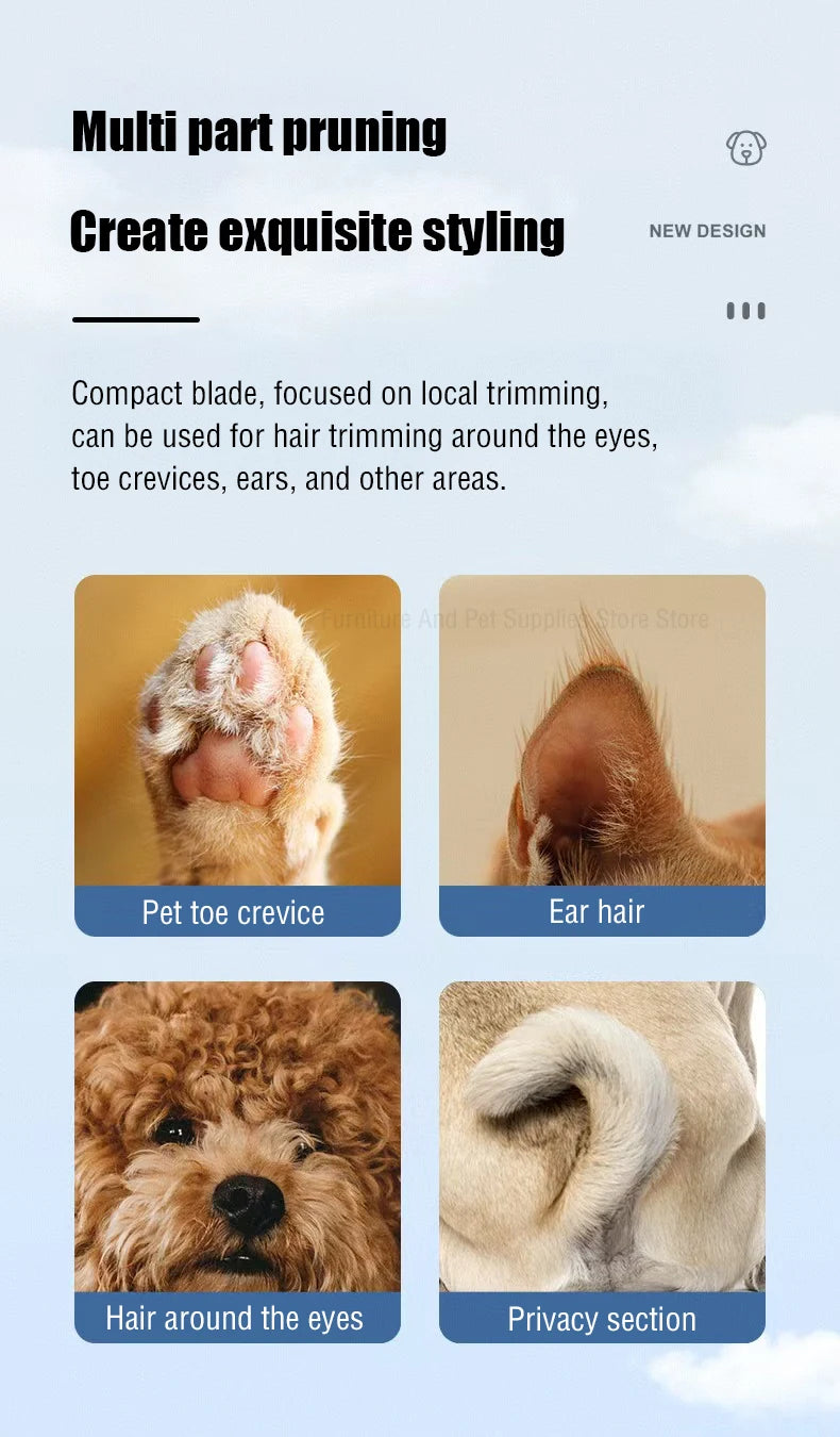 LED Dog Paw Hair Trimmer