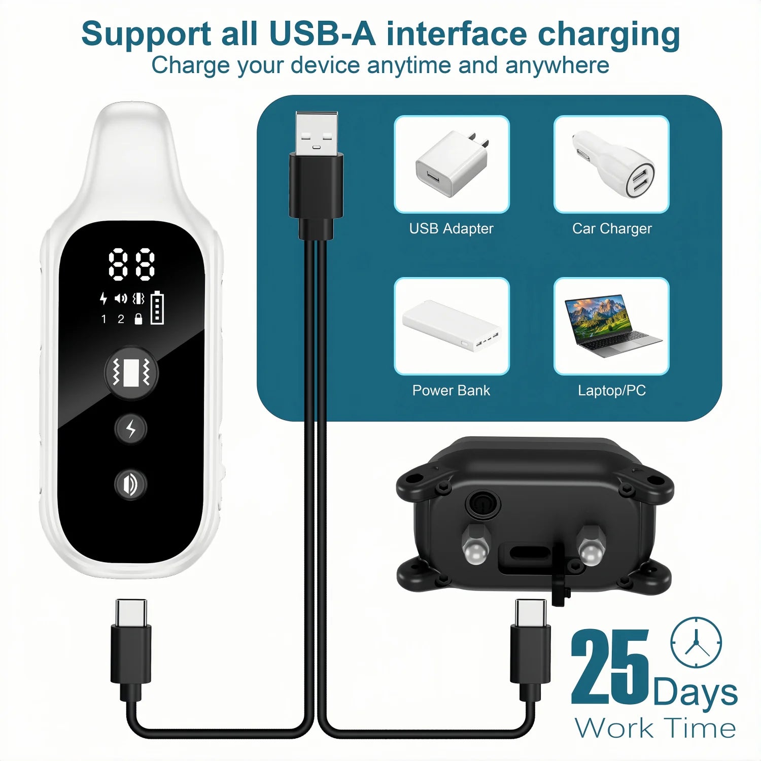 800m Digital Dog Training Collar