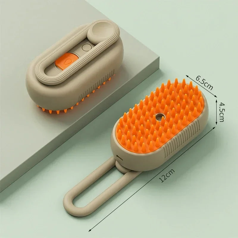 Upgraded Steam Pet Grooming Brush