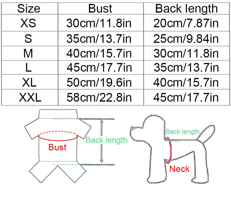 Winter Dog & Cat Coat