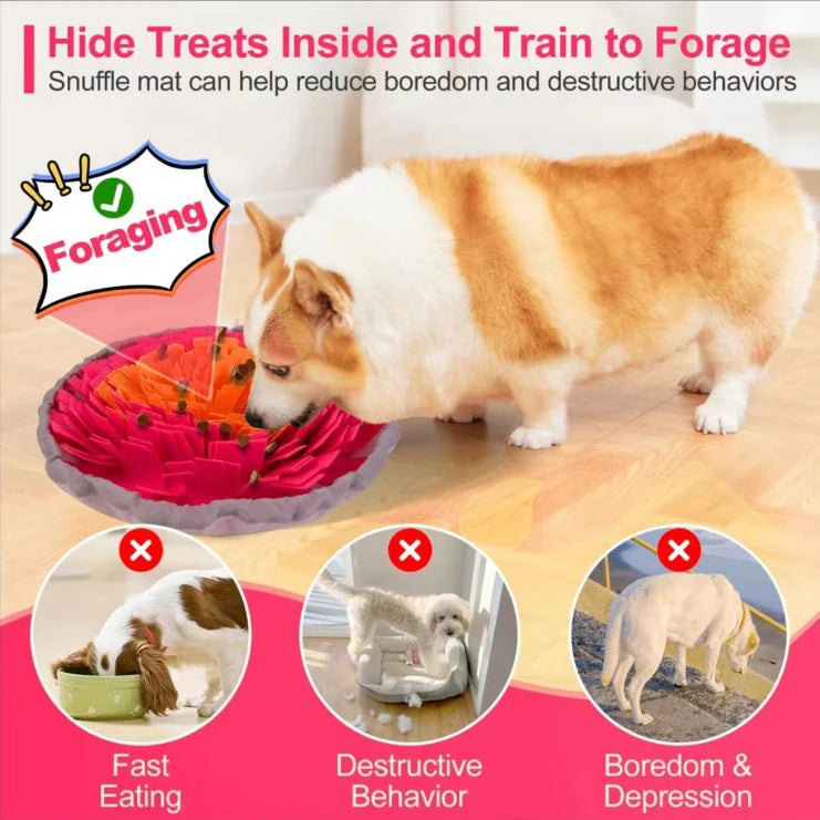 Foldable Felt Dog Sniffing Mat