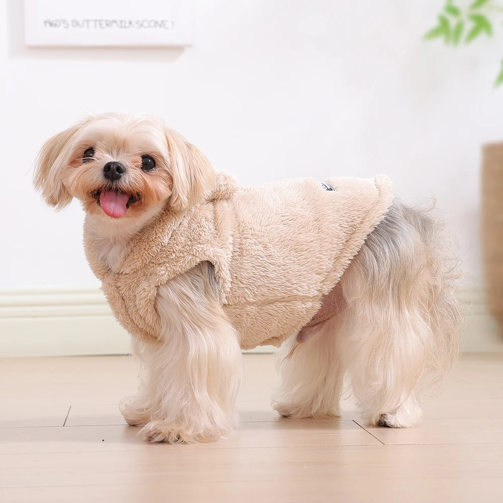 Fleece Hoodie Dog & Cat Jacket