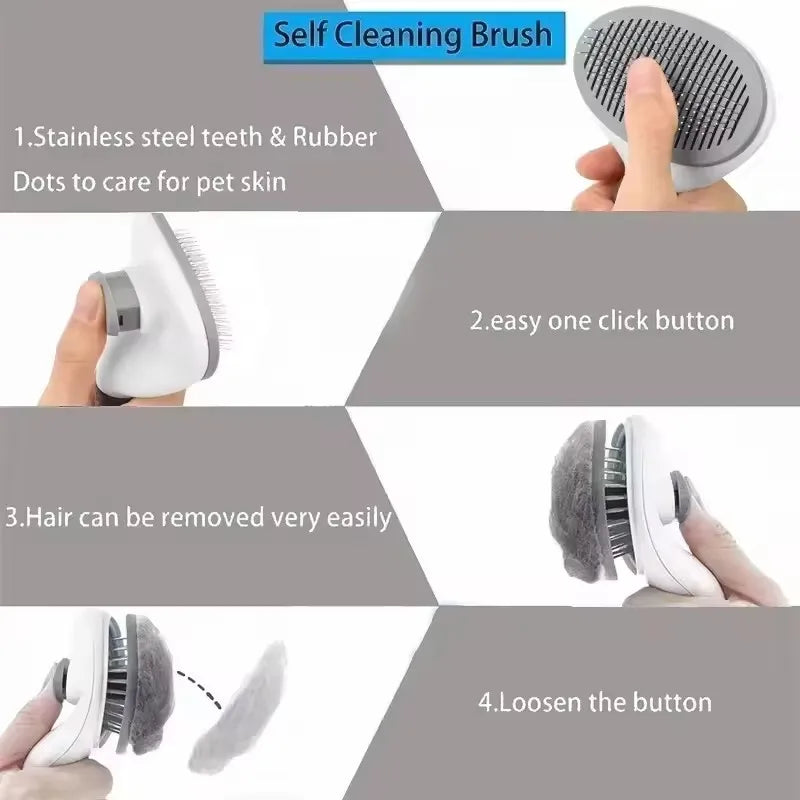 Pet Grooming Hair Brush