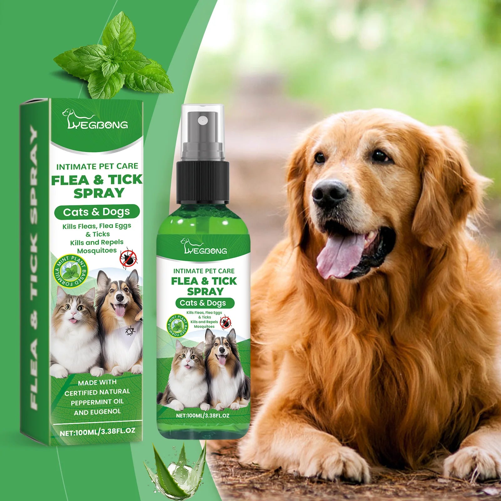 Mite & Flea Removal Pet Spray
