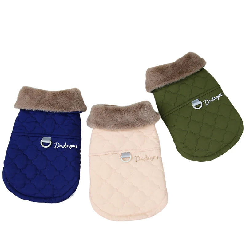 Waterproof Fleece Dog Jacket