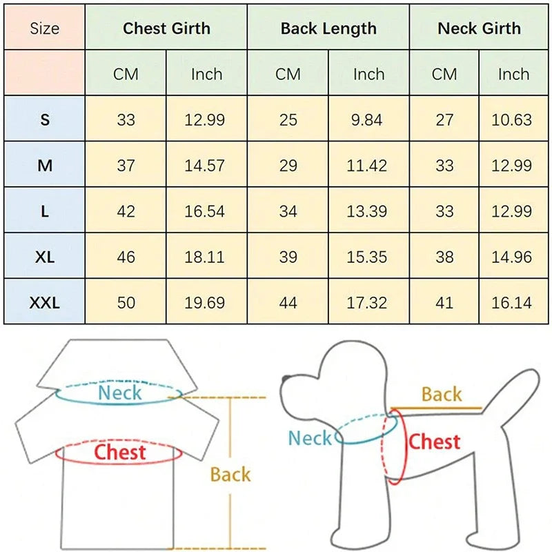 Winter Padded Dog & Cat Jacket