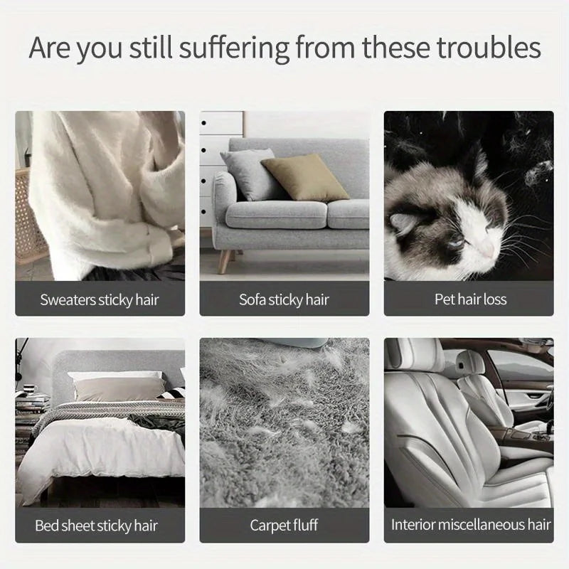 Double-Sided Pet Hair Remover Brush