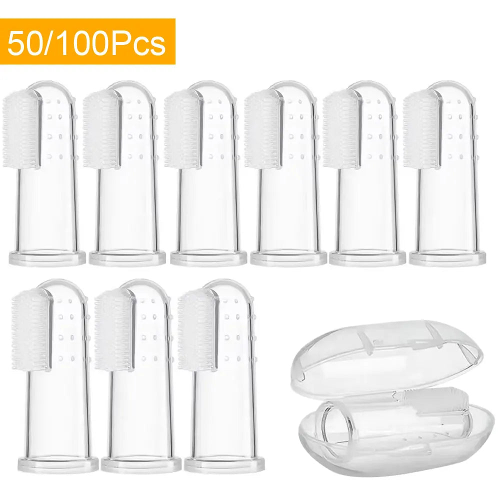 Silicone Pet Finger Toothbrushes