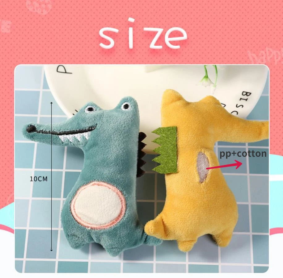 Cartoon Plush Chew Toy