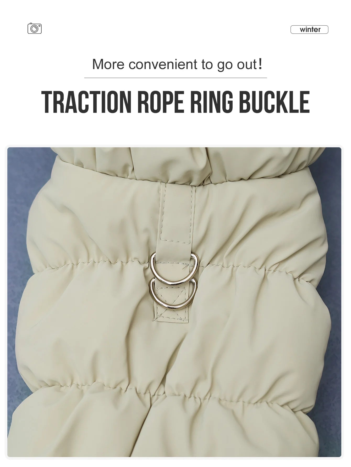 3-Layer Warm Dog Jacket