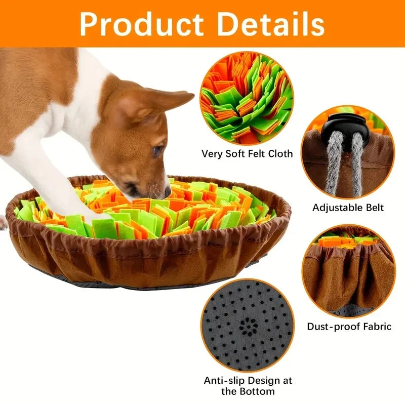 Foldable Felt Dog Sniffing Mat