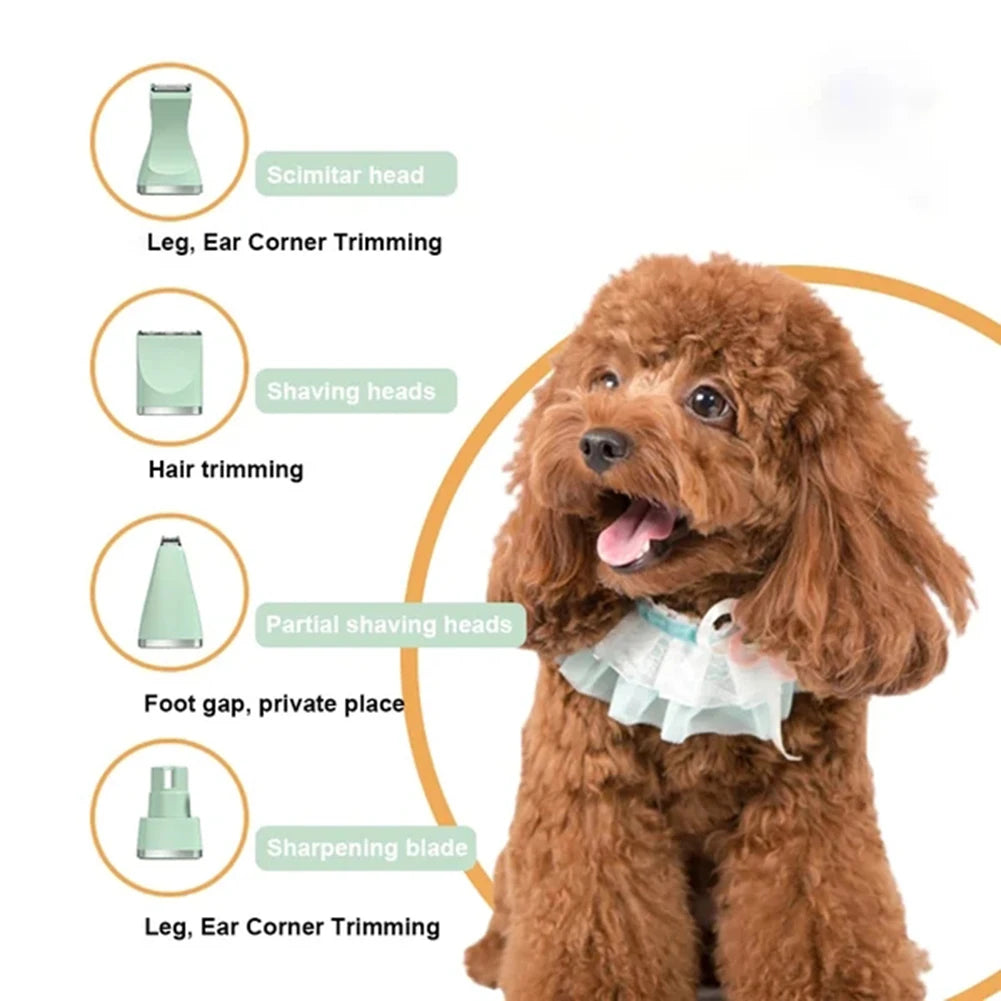 4-in-1 Electric Pet Grooming Kit