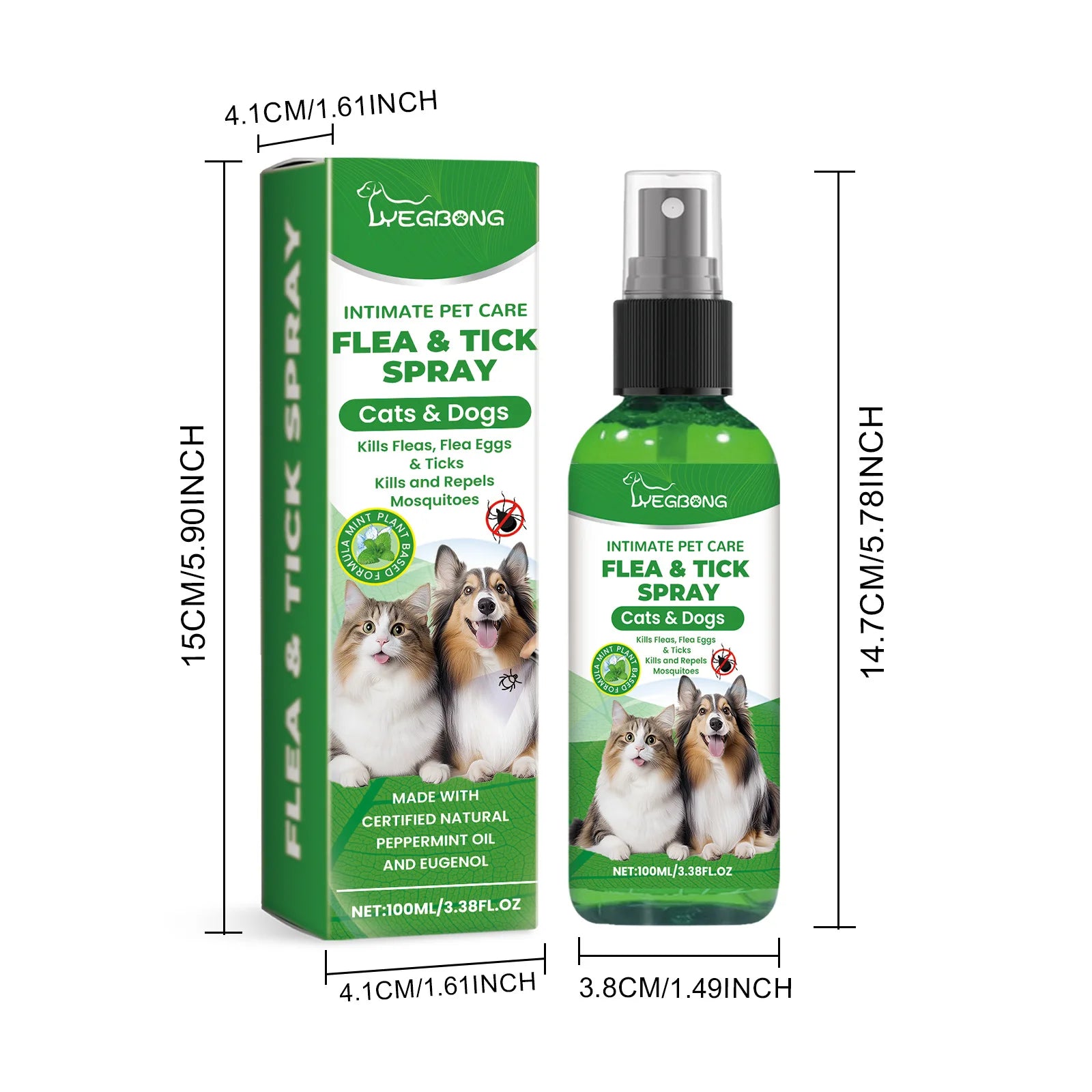 Mite & Flea Removal Pet Spray