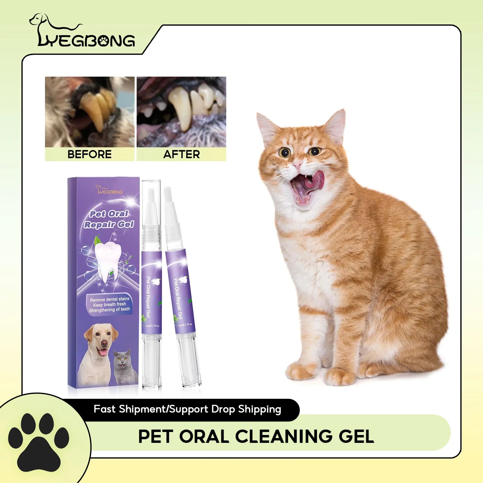 Pet Teeth Cleaning Gel