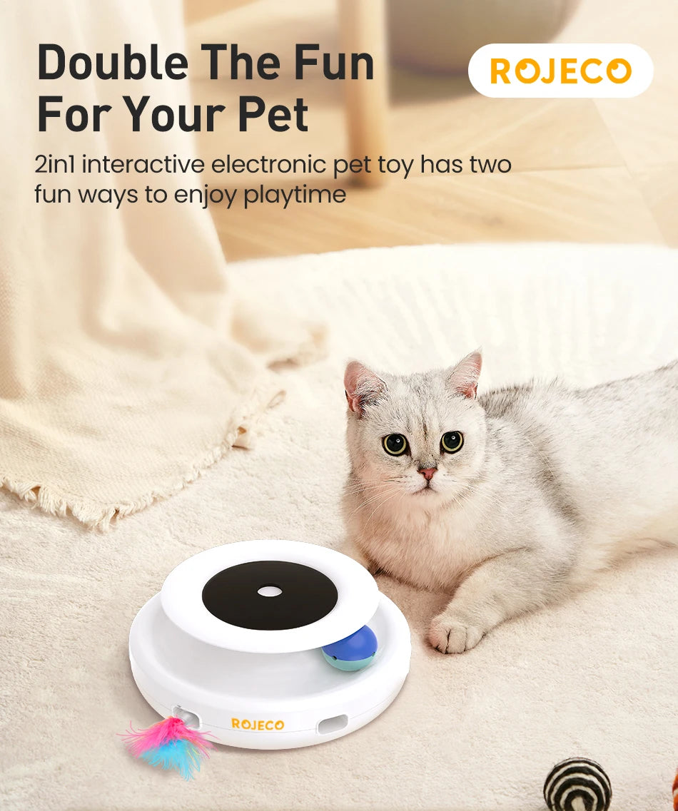 2-in-1 Smart Cat & Dog Toy