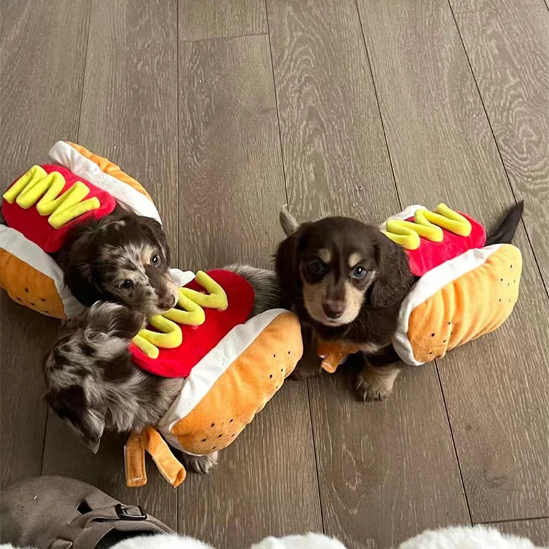 Hot Dog Halloween Dog Costume