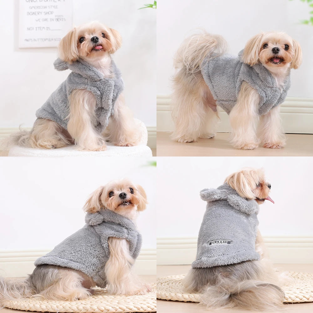 Fleece Hoodie Dog & Cat Jacket