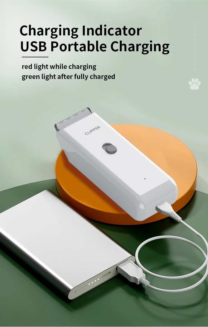 Mute Waterproof Pet Hair Clippers