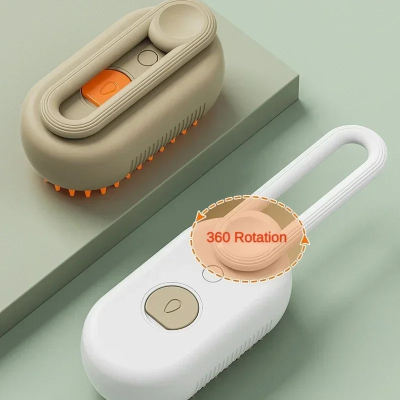 Upgraded Steam Pet Grooming Brush