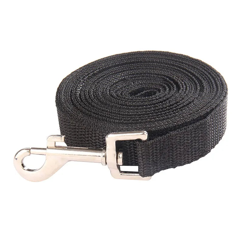 Solid Nylon Dog Leash for Large Dogs