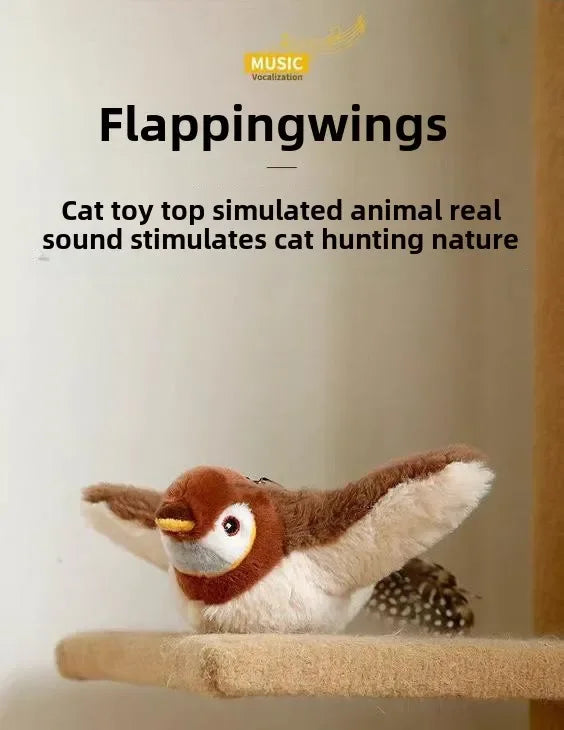 Interactive Catnip Electric Bird Toy
