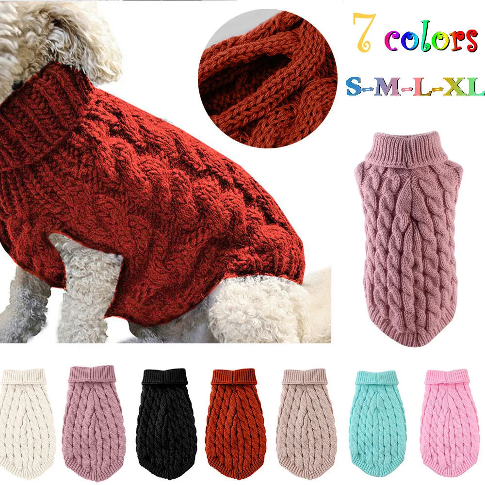 Knitted Dog Sweater