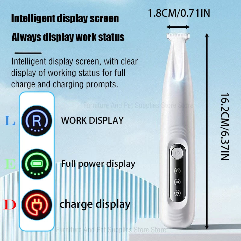 LED Dog Paw Hair Trimmer