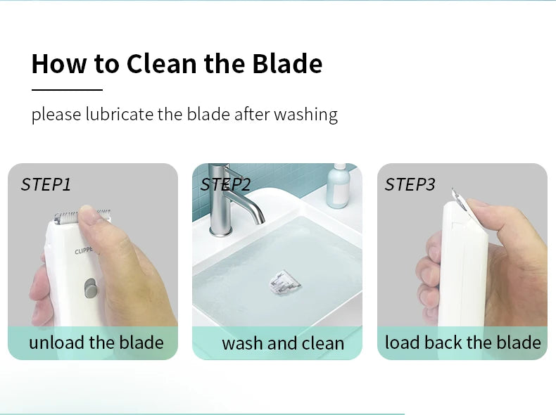 Mute Waterproof Pet Hair Clippers