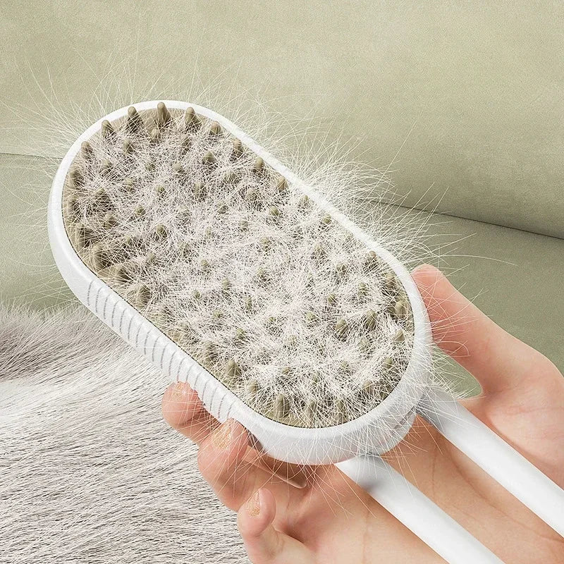 Upgraded Steam Pet Grooming Brush