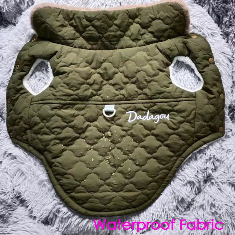 Waterproof Fleece Dog Jacket